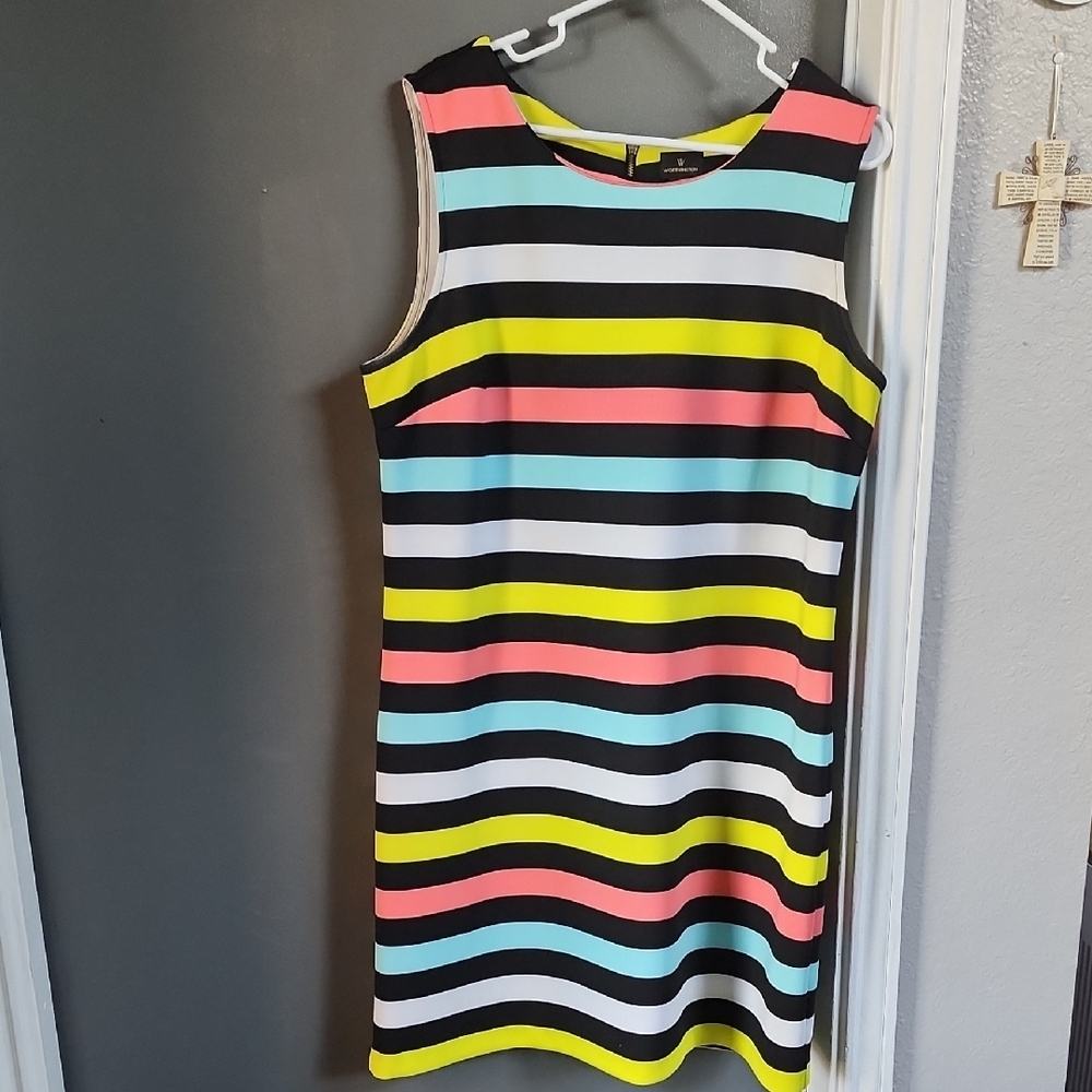 Striped Sleeveless Dress